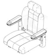 Seat Assembly for Kymco Komfy 8 EQ35JA