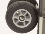 Front Wheel Assembly For A TGA Minimo Mobility Scooter