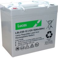Lucas 12v 55ah AGM Battery