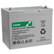 Lucas 12v 75ah AGM Battery