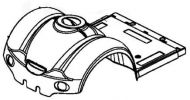 Front Shroud for Kymco Strider Midi EV10DA