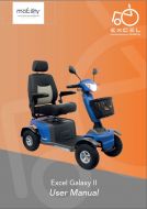Excel Galaxy II 4 Wheeled Scooter Manual