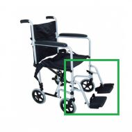 Complete Leg Rests for ZT 600 600 Transport Wheelchair