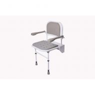 Folding Shower Seat with Legs, Back and Arms